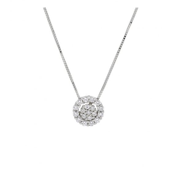 Collana Miluna Donna in Oro bianco CLD4546 - CLD4546